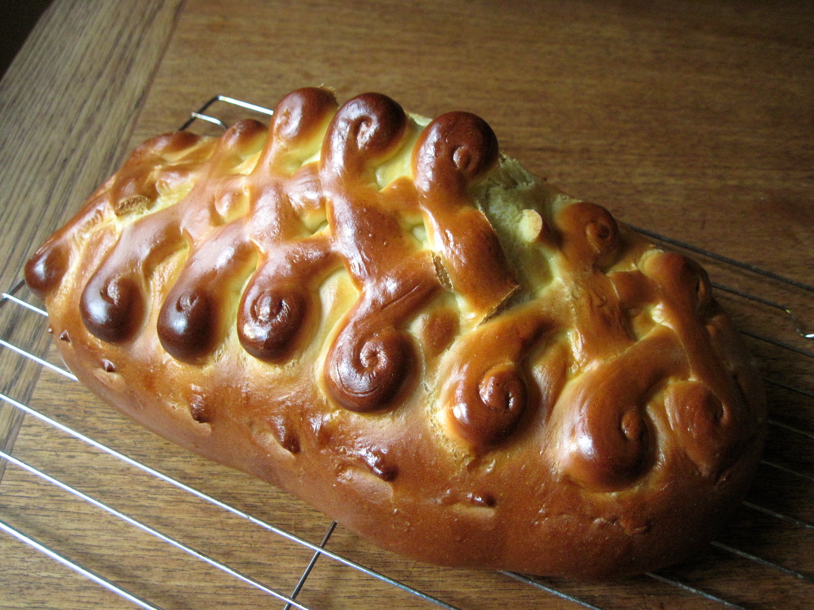 decorated challah