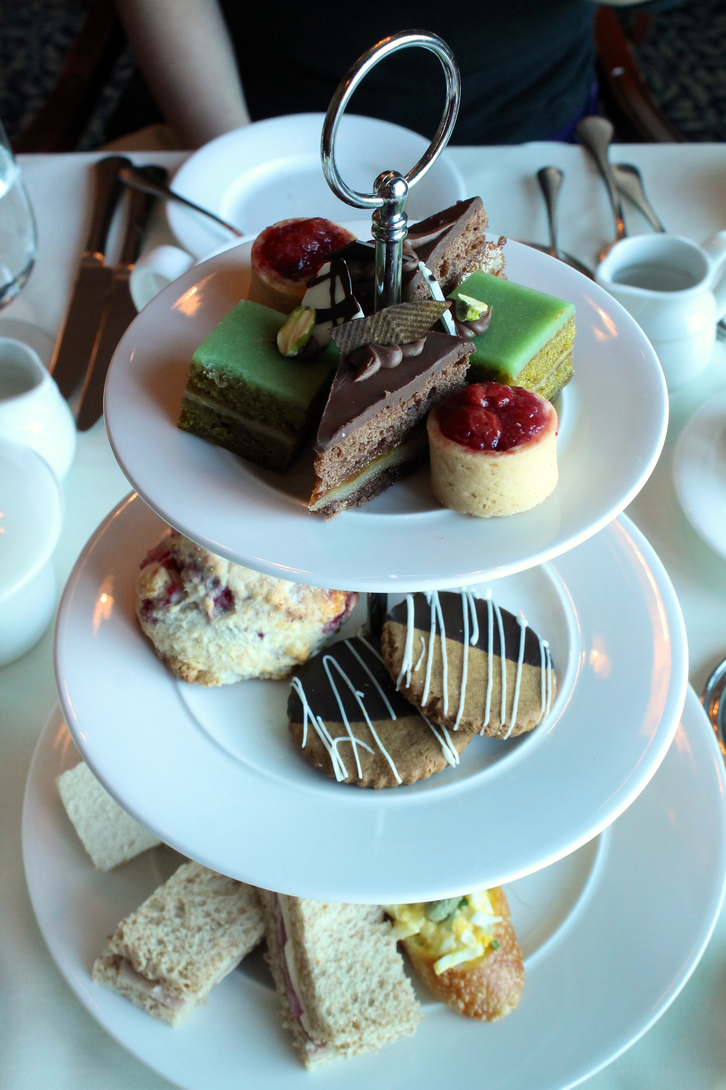 Afternoon tea at the Oak Bay Beach Hotel
