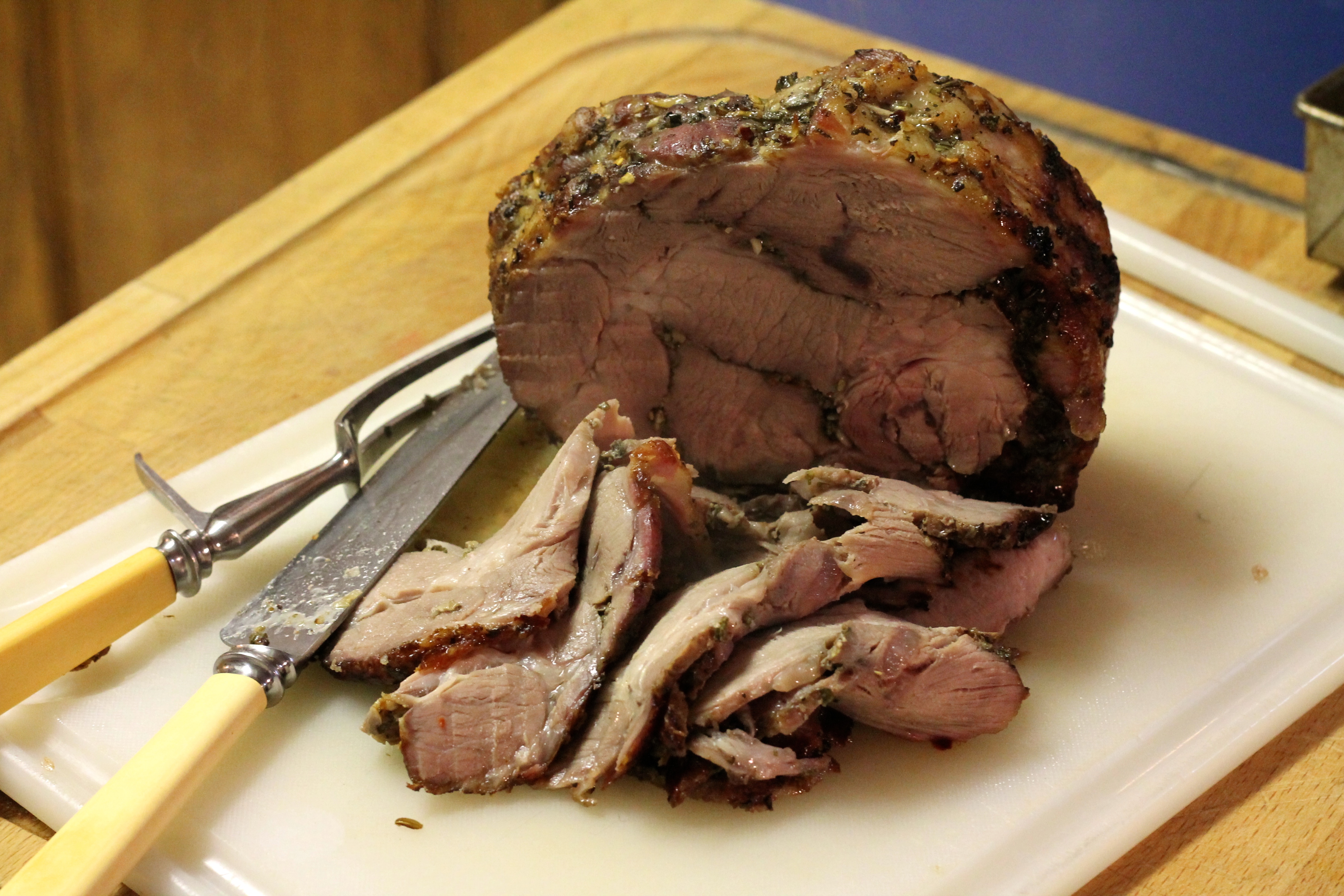 Porchetta-style Roast Pork Shoulder with Salsa Verde | Korena in the Kitchen