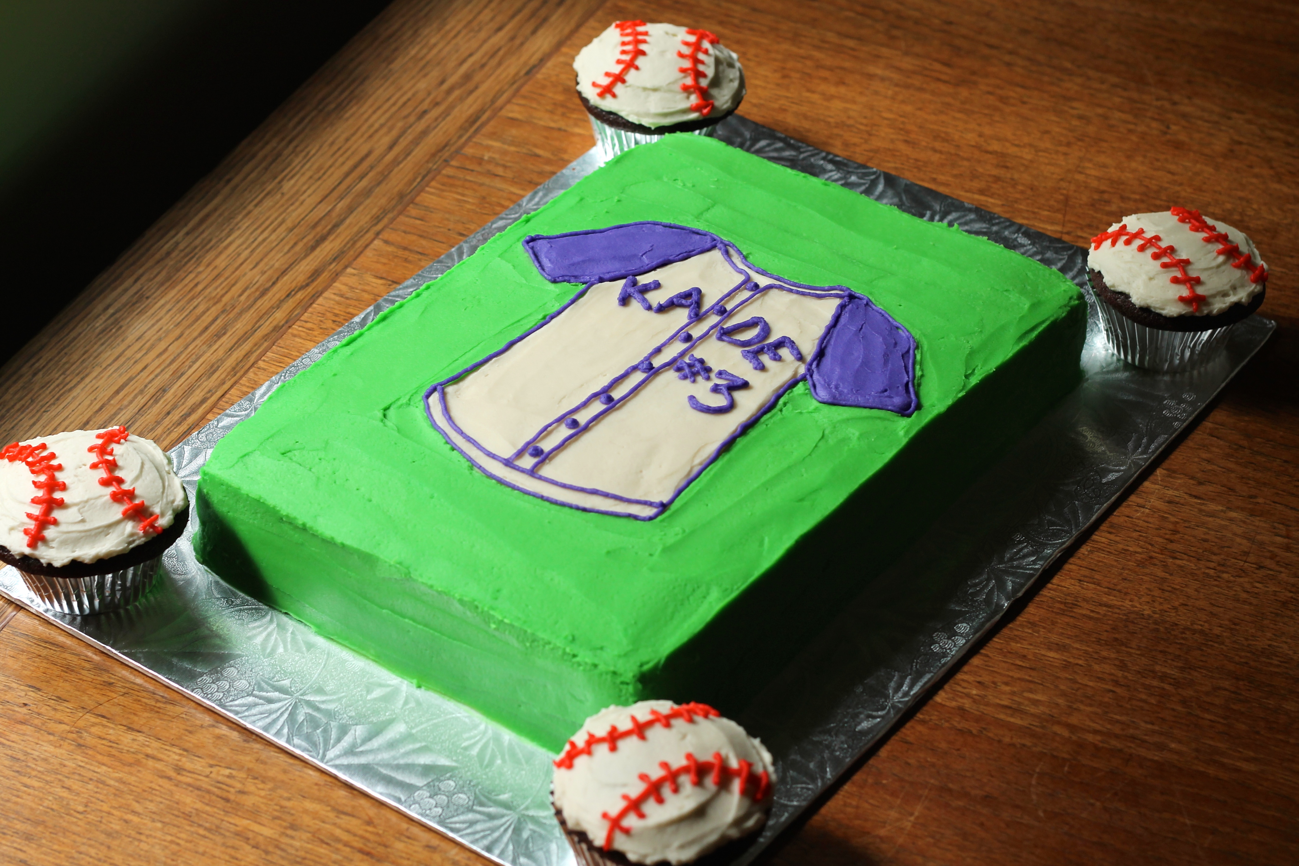 Baseball Birthday Cake | Korena in the Kitchen