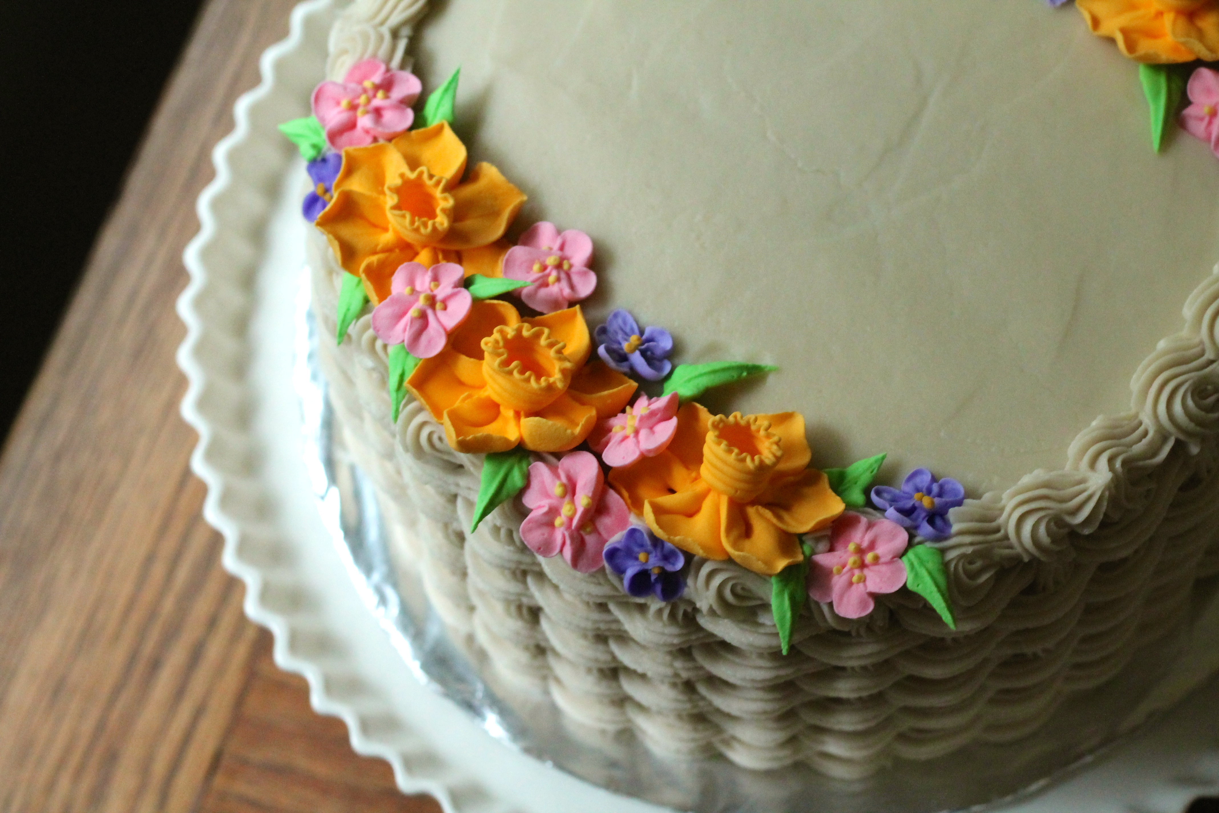 Flower Basket Cake | Korena in the Kitchen