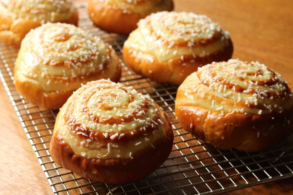 Asian Coconut Custard Buns | Korena in the Kitchen