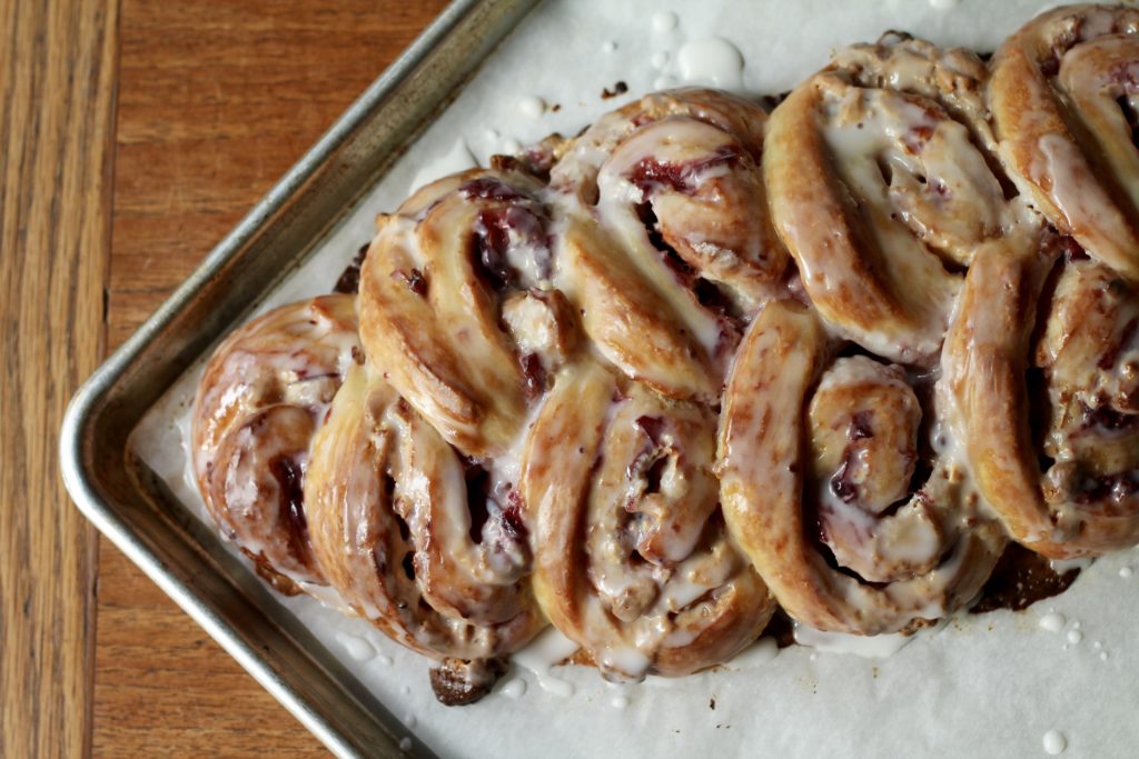 Cranberry White Chocolate Lemon Tea Braid | Korena in the Kitchen