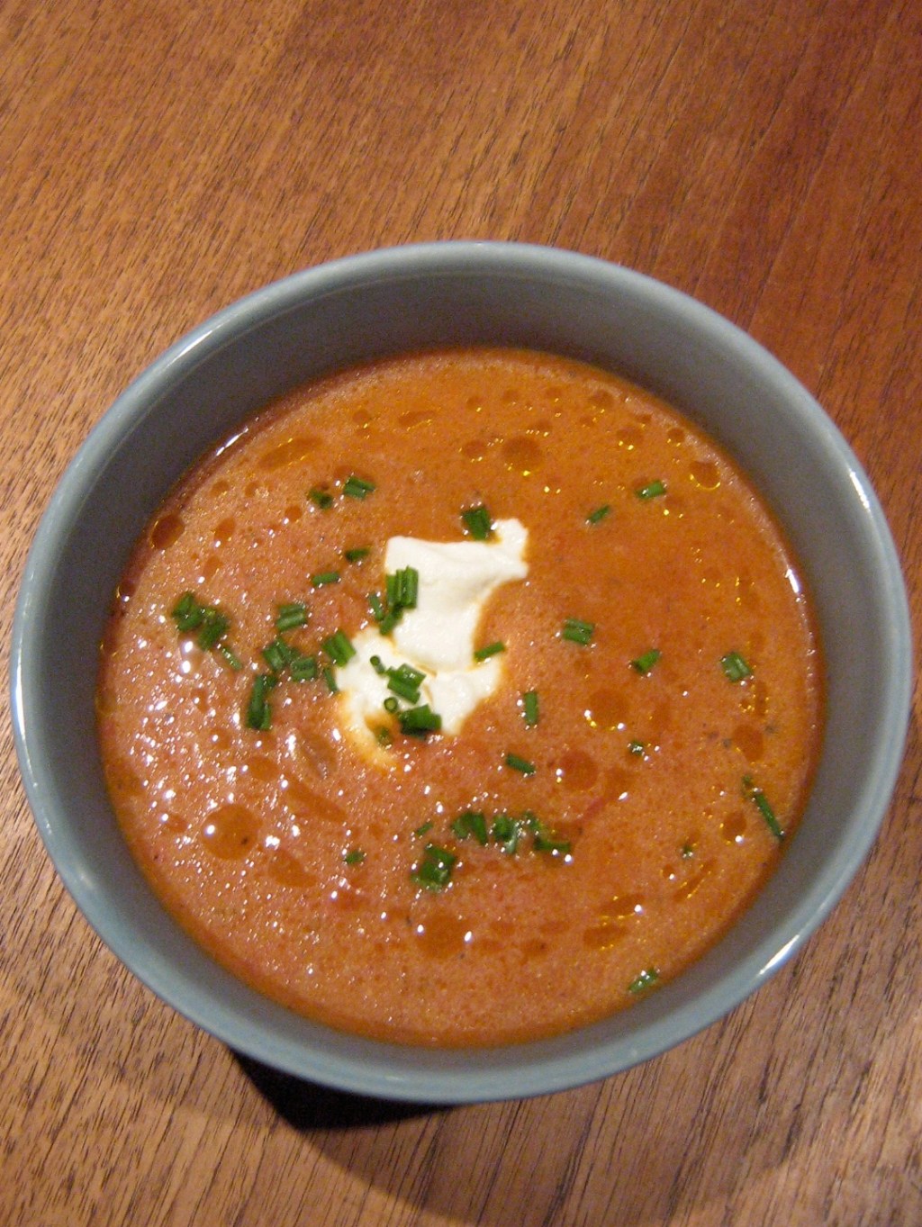 Tomato Bisque with Ricotta and&nbsp;Chives