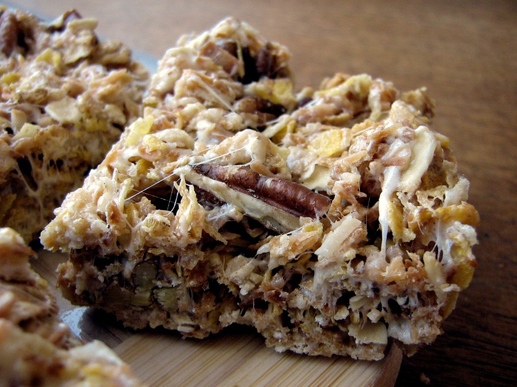 Churched-up Marshmallow Cereal Bars with Coconut and&nbsp;Pecans