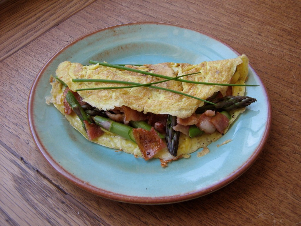Asparagus and Bacon&nbsp;Omelette