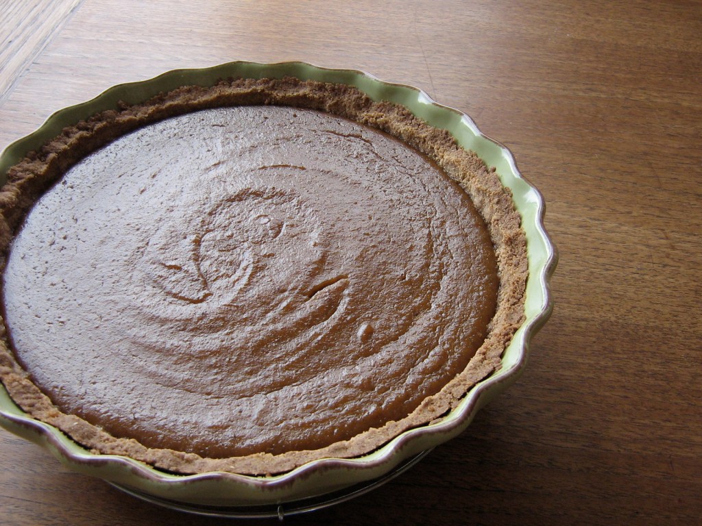 Maple Coconut Pumpkin Pie with Spelt Shortbread&nbsp;Crust