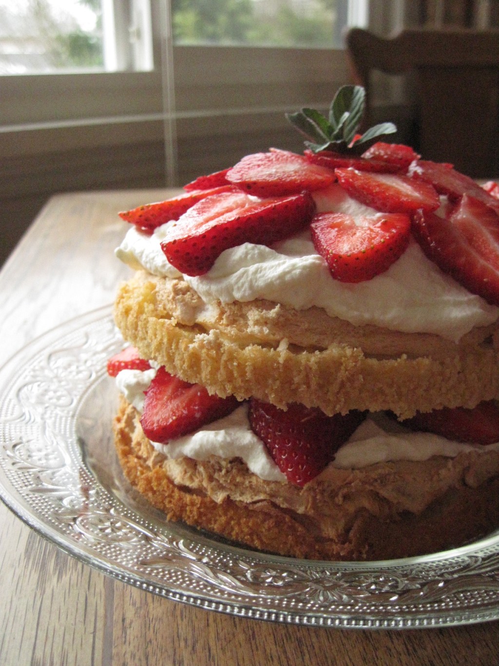 Strawberry Shortcake Torte