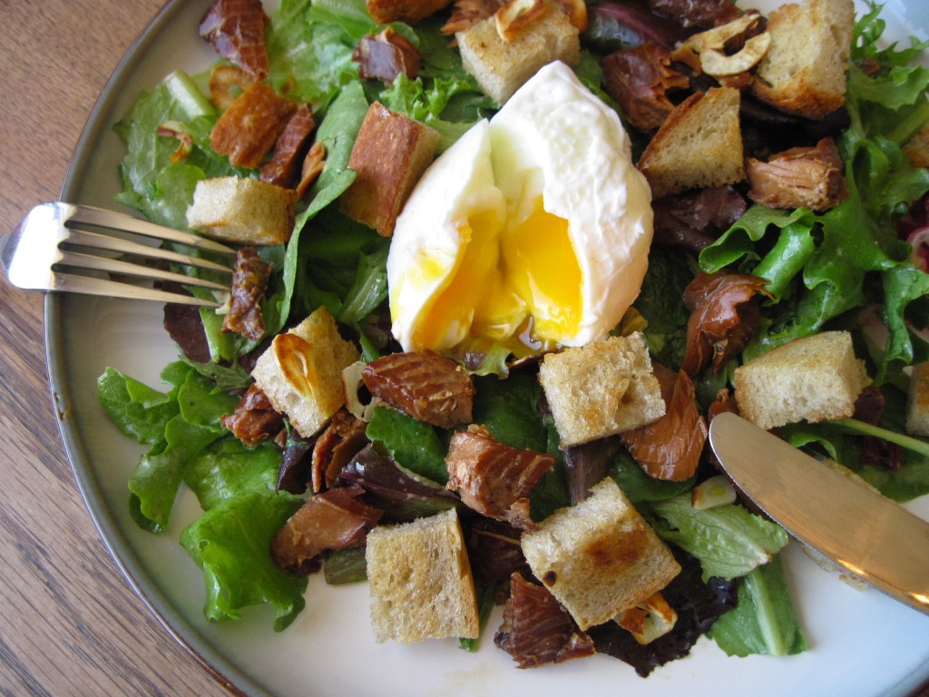 Salad Lyonnaise with Candied&nbsp;Salmon