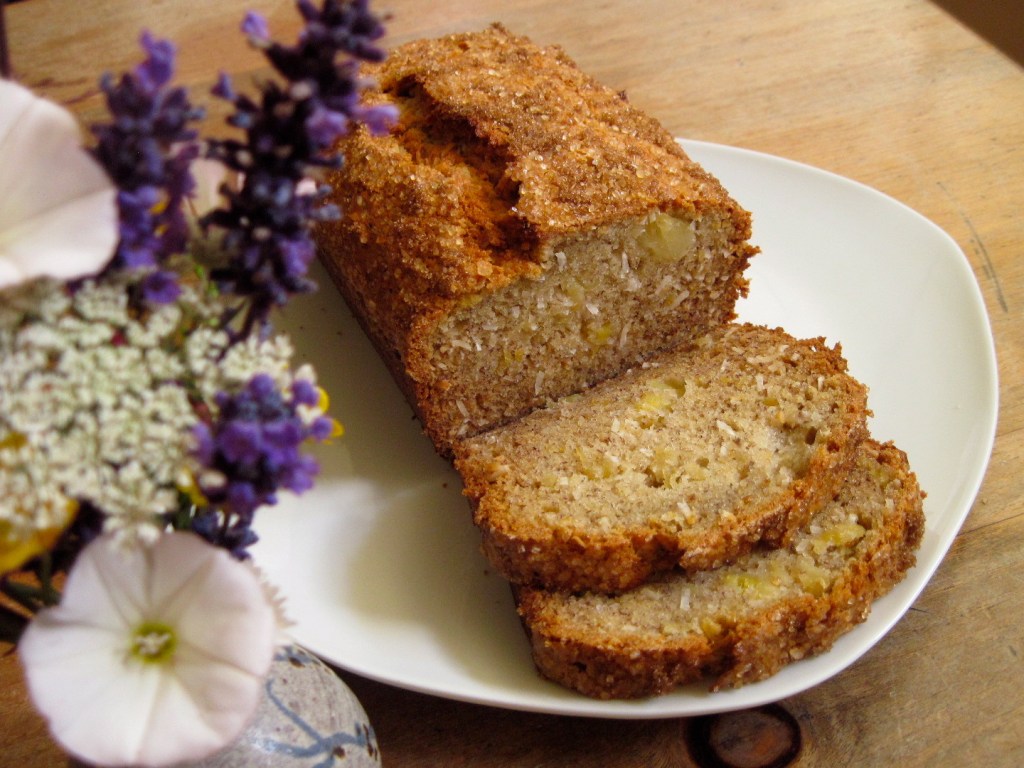 Pineapple Coconut Banana Bread