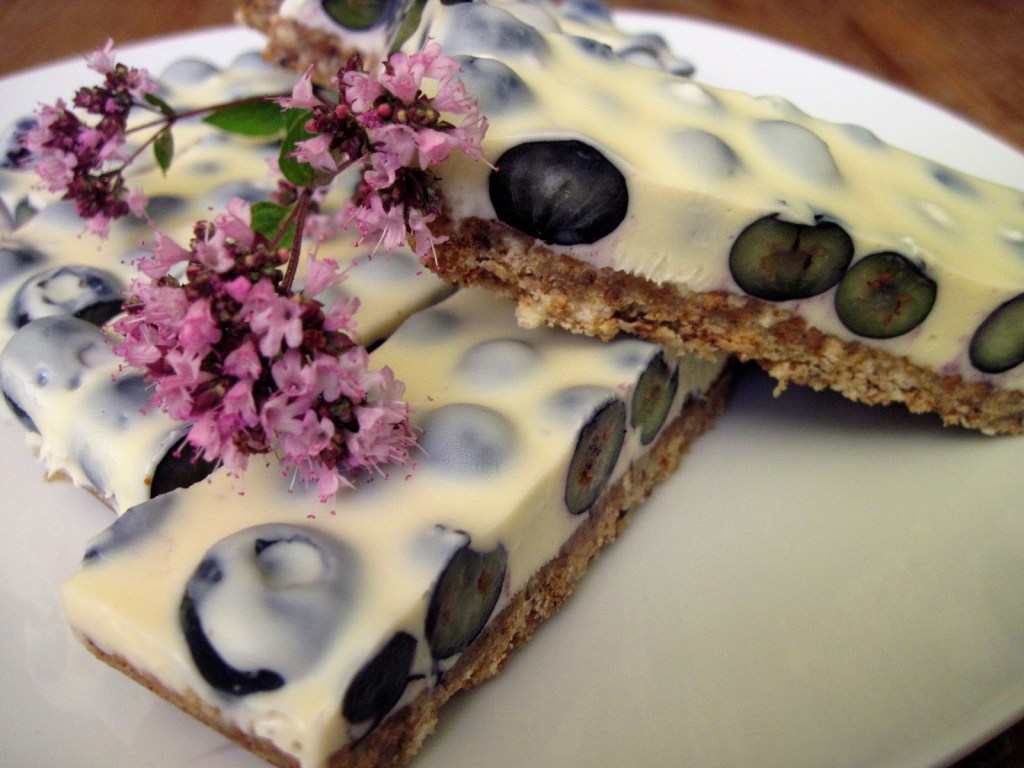 White Chocolate Blueberry Bars