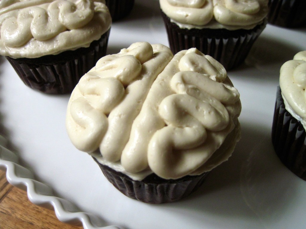 Brain Cupcakes for Hallowe’en
