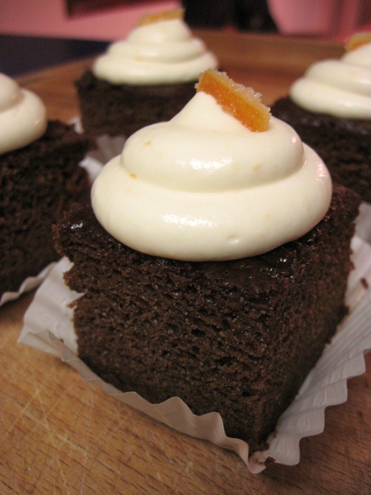 Guinness Gingerbread with Tangy Orange Cream