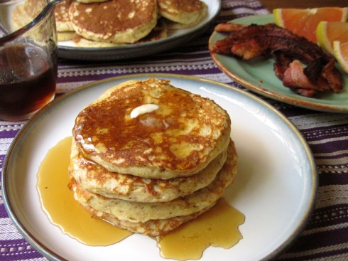 Whole Grain & Flax Buttermilk Pancakes