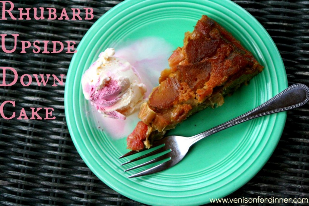 Kate's Rhubarb Upside Down Cake | Korena in the Kitchen