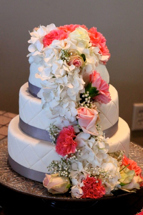 Fondant-Covered Wedding Cake | Korena in the Kitchen