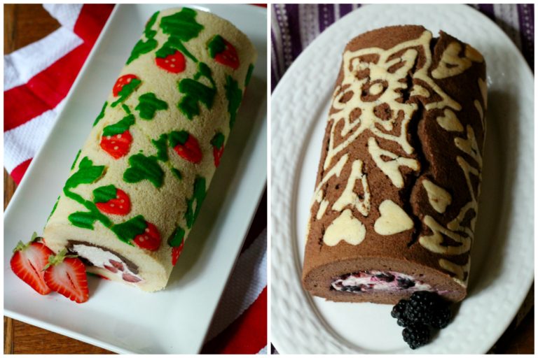 Decorated Swiss Rolls