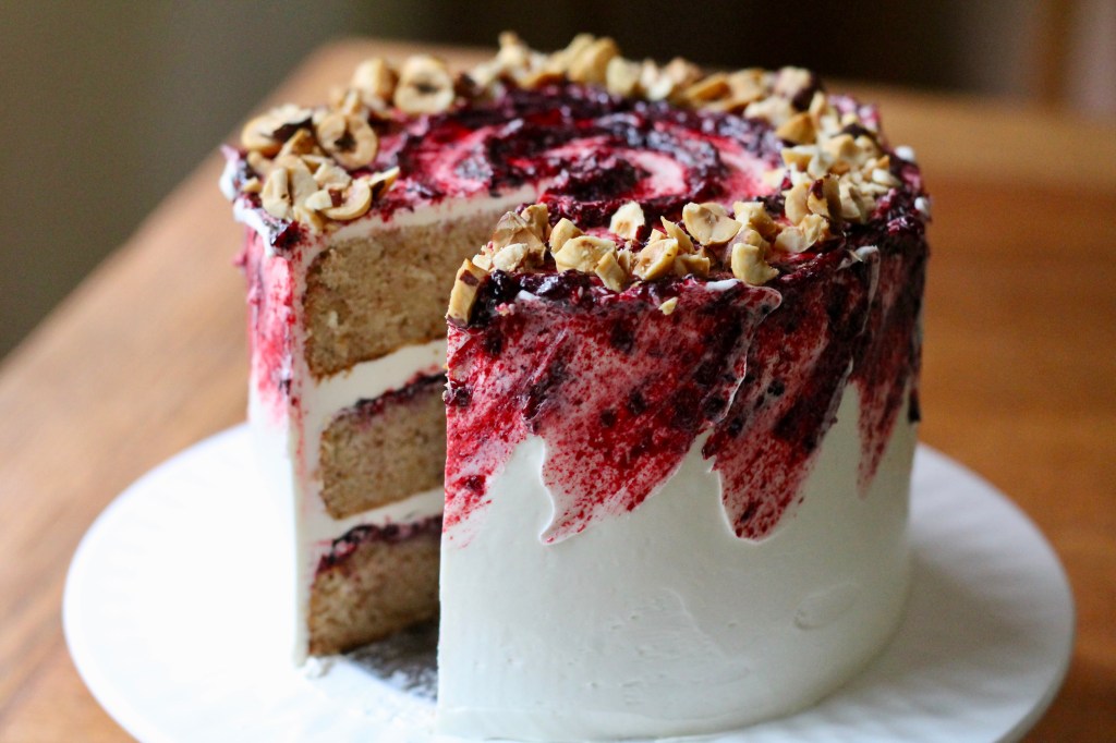 Blackberry Hazelnut Layer&nbsp;Cake