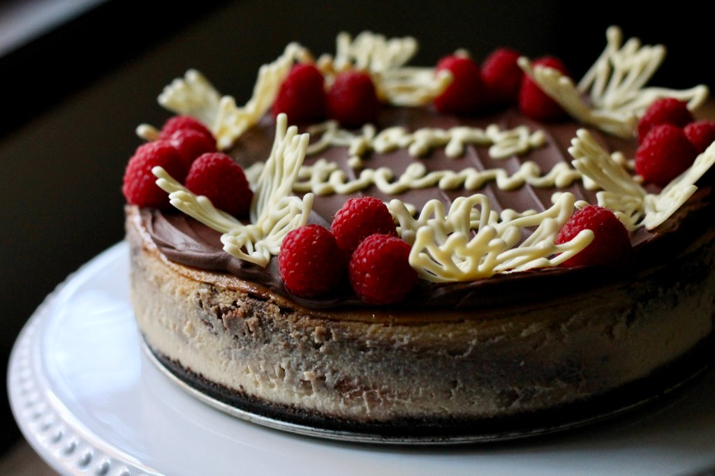 Double Chocolate Raspberry&nbsp;Cheesecake