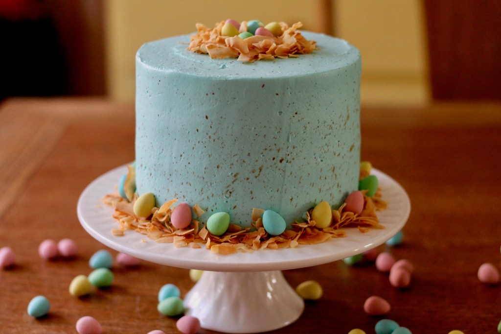 Robin’s Egg Toasted Coconut & Chocolate&nbsp;Cake