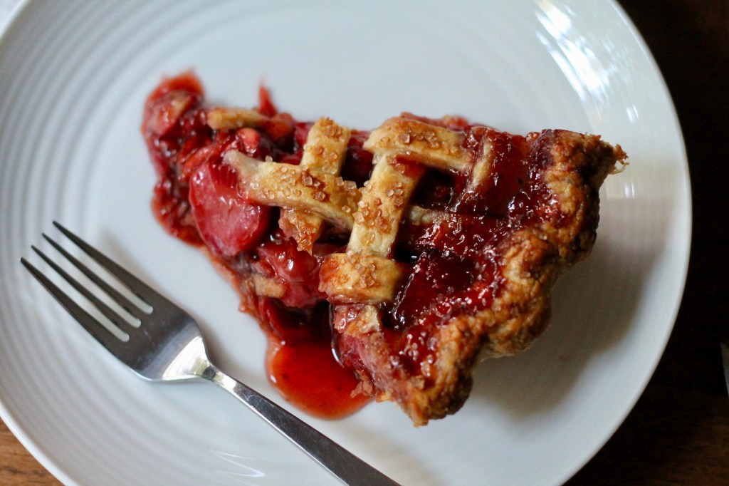 Strawberry Balsamic Pie